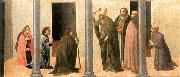 BARTOLOMEO DI GIOVANNI Predella: Consecration of the Church of the Innocents oil painting artist